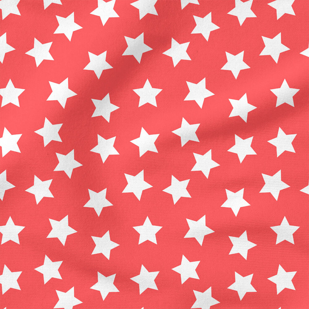 Stars (Red) | Holiday Fabric Design | Julie Storie Designs